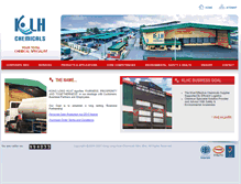 Tablet Screenshot of klhchem.com.my